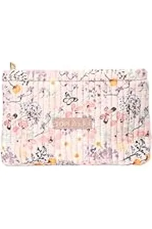 Depesche 13309 TOPModel Summer Feeling - Neceser de maquillaje con estampado de flores y mariposas, color rosa