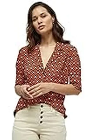 DESIRES Andia Camisa de Manga 2/4 para Mujer, , M