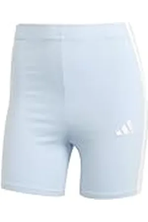 adidas Mujer Essentials 3-Stripes High Waisted Biker Shorts, , S