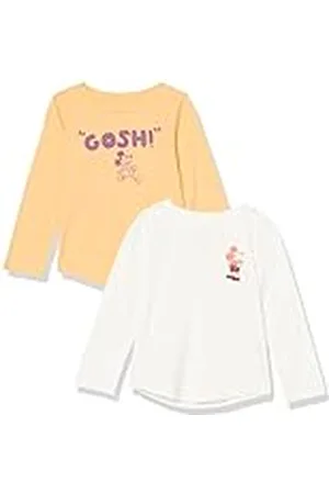 Amazon Disney | Marvel | Star Wars | Frozen | Princess Camisetas de Manga Larga Niña, Pack de 2, , 5 años
