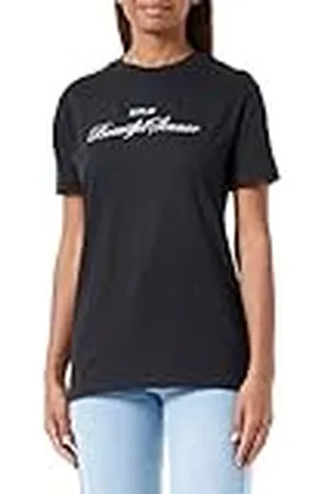 Replay W3566g Camiseta, 098 Negro, S para Mujer