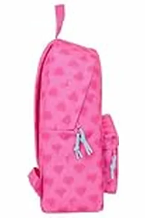 Safta BARBIE CORAZONES - Day Pack Infantil, Mochila Infantil, Calidad y Máxima Resistencia, Cómoda y Versátil, 33x15x42 cm
