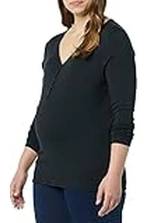 Amazon Camisa Henley Ajustada para Lactancia y Maternidad Mujer, , L