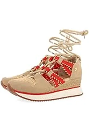 Gioseppo Zapatillas Abiertas Piel CUÑA Rafia Griswold