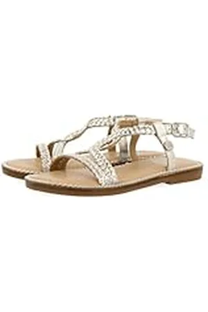Gioseppo VIROQUA, Sandalias Planas Niñas, Plata, 29 EU