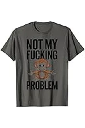 Graphic 365 Monkey Not My Fucking Problem - Regalo divertido de mono Camiseta