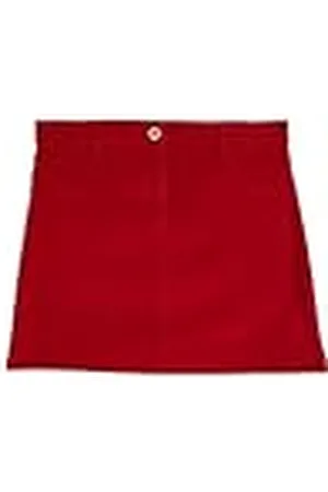Koton Velvet Skirt Ribbed Cotton Pocket Detail Falda, , 6-7 Años Girls