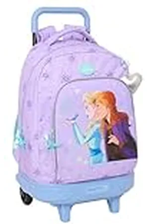 Safta FROZEN SPIRIT - Mochila Grande con Ruedas, Compacta, Extraíble, Ideal para Niños de Diferentes Edades, Cómoda y Versátil, Calidad y Resistencia, 33x22x45 cm