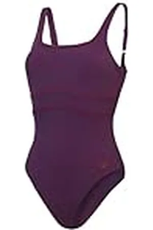 Speedo Bañador Moldeador de 1 Pieza ContourEclipse | Moldeador | Traje de baño para Las Vacaciones y la Playa Traje de baño para Mujer, Ciruela Dandy/Rojo Vasco, 40