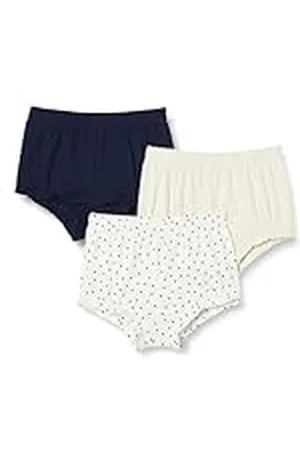 Amazon Pantalones cortos bombachos de algodón Niña, Pack de 3, , 4 años
