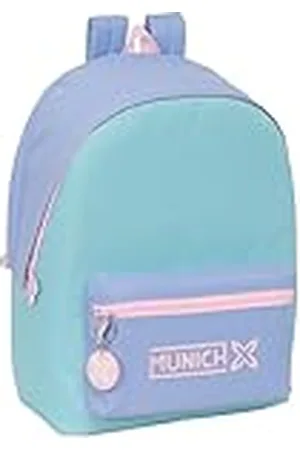 Safta MUNICH MELLOW - Mochila para Portátil 15.6" y USB, Ideal para Jóvenes de Diferentes Edades, Tejido Reciclado, Cómoda y Versátil, Calidad y Resistencia, 31x18x44 cm