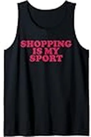 Miftees Shopping is my Sport Camiseta sin Mangas