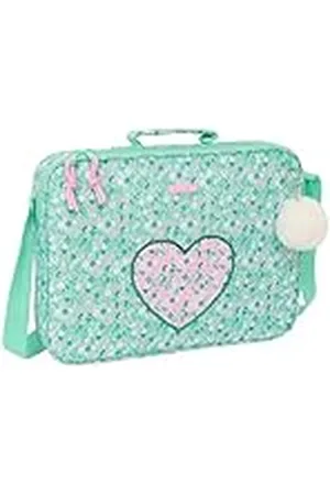 Safta CUORE - Cartera Extraescolares, Maletín Portatodo, Bandolera, Cómoda y Versátil, Calidad y Resistencia, 38x6x28 cm
