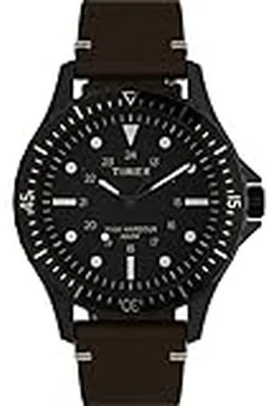 Timex Reloj Analógico para Hombre de Cuarzo con Correa en Cuero TW2V45400