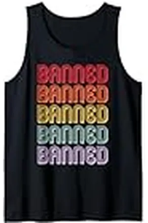 Banned Retro Prohibido Camiseta sin Mangas