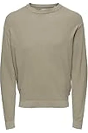 Only & Sons Onstony DS 12 LS Waffle Crew Knit Jersey de Punto, Tanga, XL para Hombre