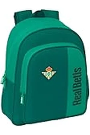 Safta REAL BETIS BALOMPIÉ - Mochila Infantil, Ideal para Niños de Diferentes Edades, Cómoda y Versátil, Calidad y Resistencia, 28x10x34 mm