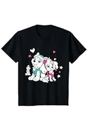 Paw Patrol Niños - Everest Skye Corazones Camiseta