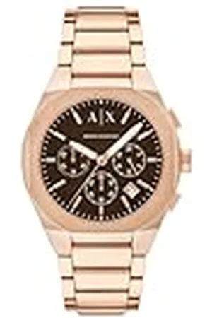 Armani Exchange Reloj Analógico para Hombres de Cuarzo con Correa en Acero Inoxidable AX4188
