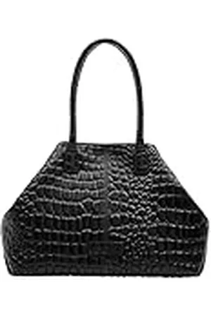 liebeskind Berlin Chelsea Shopper Kroko, Mujer, (black), Medio