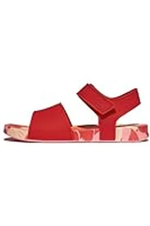 FitFlop Iqushion Kids Junior Flowerz Erg B/S Sandals, Sandalia Unisex niños, Red, 31 EU