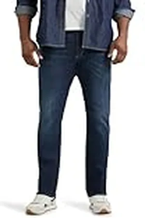 Lee Big & Tall Extreme Motion Athletic Taper Jean Jeans, Blue Strike, 44W / 32L para Hombre