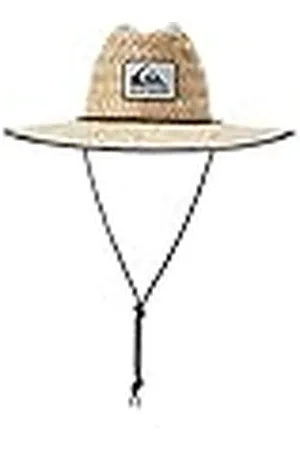 Quiksilver Outsider Lifeguard Wide Brim Beach Sun Straw Hat Sombrero para el Sol, , L/XL para Hombre