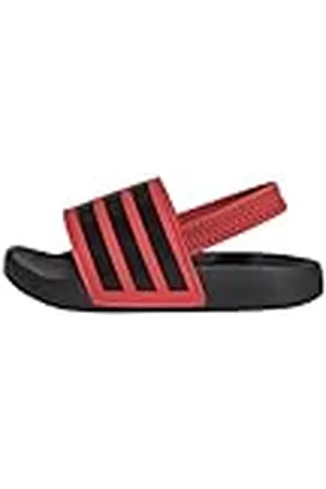 adidas Adilette ESTRAP Slides Infants, SE DESLIZA Unisex bebé, Bright Red/Core Black/Core Black, 20 EU