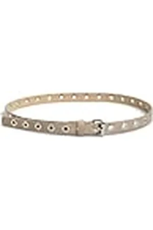 Pieces® Pcnalika Slim Eyelet Jeans Belt Cinturón sintético, , 80 para Mujer