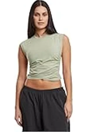 Urban classics Tb7450-ladies Cropped Wrapped Top Camiseta, , XL Mujeres