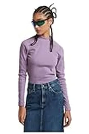 G-Star Para Mujer Slim Rib Mock Top, , S