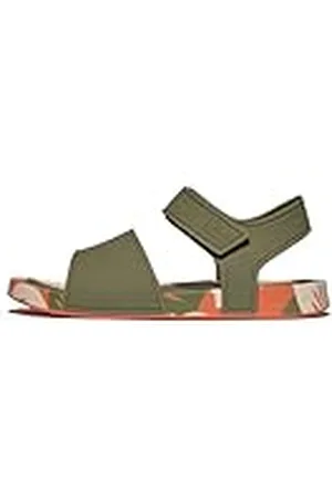 FitFlop Iqushion Kids Junior Leaf-Print Erg. B/S Sandals, Sandalia Unisex niños, , 30 EU