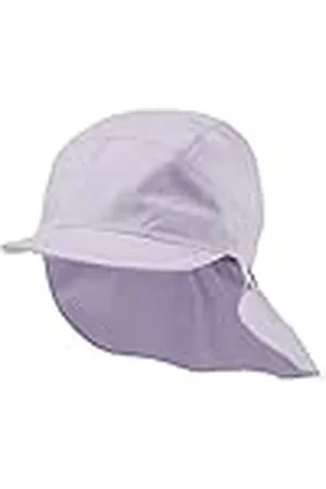 Sterntaler Gorra con protección para el Cuello, Color Lila, 55 para Niñas
