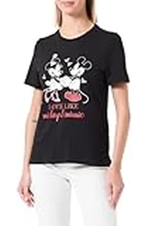ONLY Onlmickey Life Reg S/S Valentine Top Jrs Camiseta, , S para Mujer