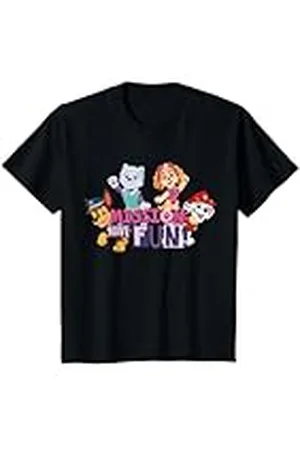 Paw Patrol Niños - Marshall Chase Skye Everest Mission have fun Camiseta