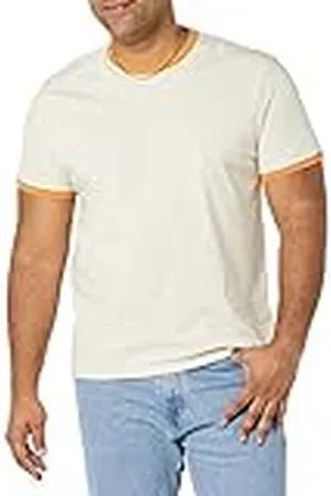 Amazon Camiseta Ringer de Manga Corta (Previamente Goodthreads) Hombre, , L Alto