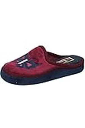 Manitu 330165, Pantuflas Mujer, Rojo (Rot 41), 36 EU