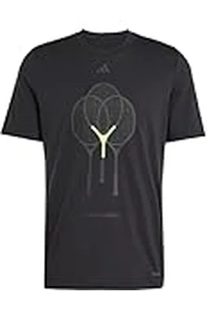 adidas Hombre Tennis 3 Rackets Graphic T-Shirt, , L