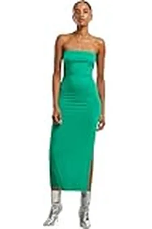 Urban classics Tb7468-ladies Bandeau Midi Dress Vestido, , S Mujeres