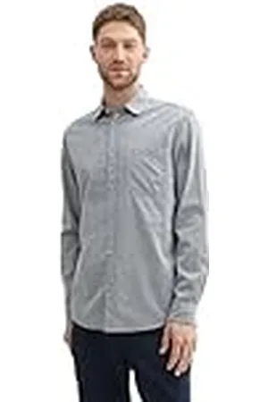 TOM TAILOR 1042642 Camisa, 34704-Navy Small Structure, XXXL Hombres