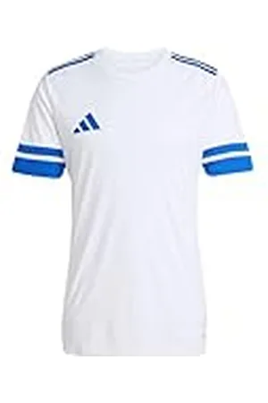 adidas Hombre SQUADRA25 Jersey Short Sleeve, White/Royal Blue, XL