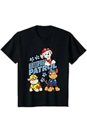 Paw Patrol Niños - Chase Marshall Rubble Team Camiseta