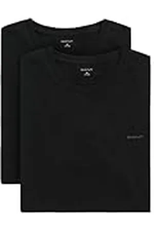 GANT C-Neck T-Shirt 2-Pack Ropa Interior, , Talla única (Pack de 2) Hombres
