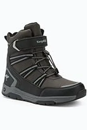 KangaROOS K-MJ Eldora EV RTX, Botas para Nieve, Jet Black/Steel Grey, 28 EU