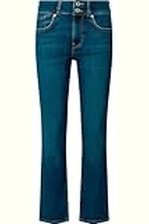 Pepe Jeans Slim Jeans MW, Azul (Denim-Ia1), 26W / 30L para Mujer