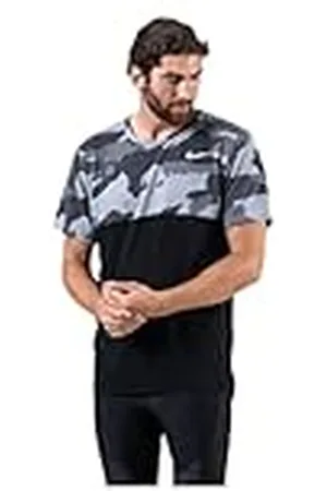 Nike Nk Df Top Hpr Dry Camo, Camiseta De Manga Corta Hombre, , XXL