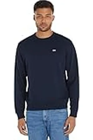 Tommy Hilfiger Sudadera Hombre Regular Flag sin Capucha, , XXL
