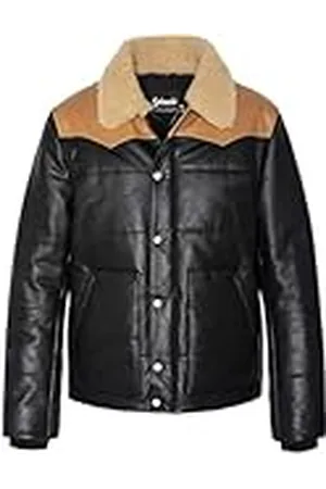 Schott NYC LCDAYTON Chaqueta de Plumas de Piel, , S para Hombre