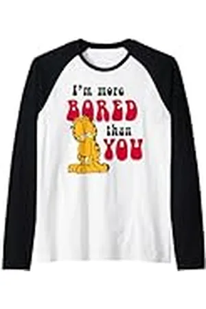 Garfield Garfiled - Estoy más aburrido que tú Camiseta Manga Raglan