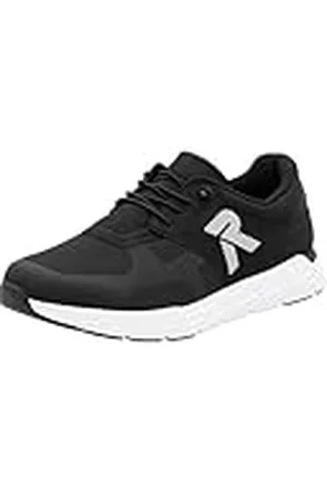 Rieker 09100, Zapatillas Bajas Hombre, Negro (Schwarz 1), 47 EU